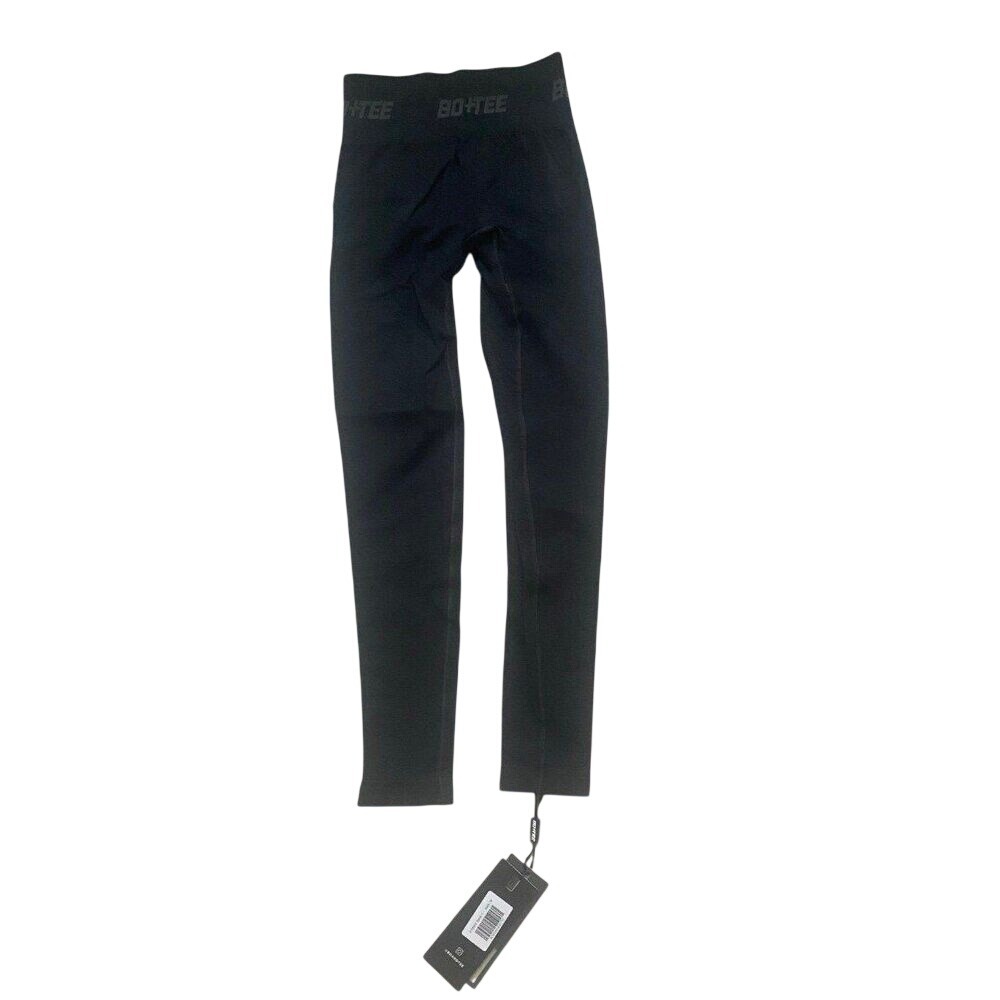 Bo+Tee Seamless High Waist Leggings Black Medium Booty Scrunch NWT